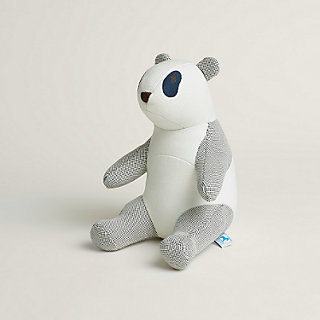 Epopee Emile panda plush - Blue | Hermès Mainland China